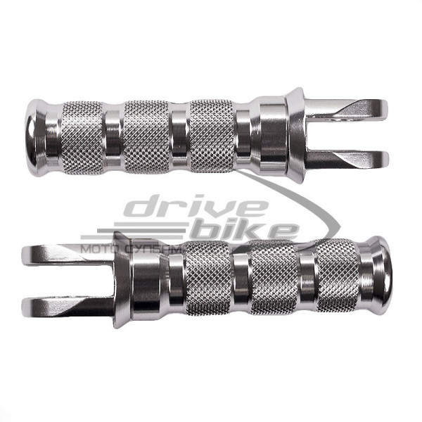 Подножки водителя Kawasaki, цвет Серебристый