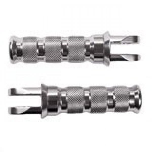 Подножки водителя Kawasaki, цвет Серебристый