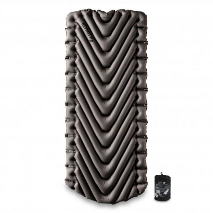 Надувной коврик Klymit Static Luxe Pad, серый, серый
