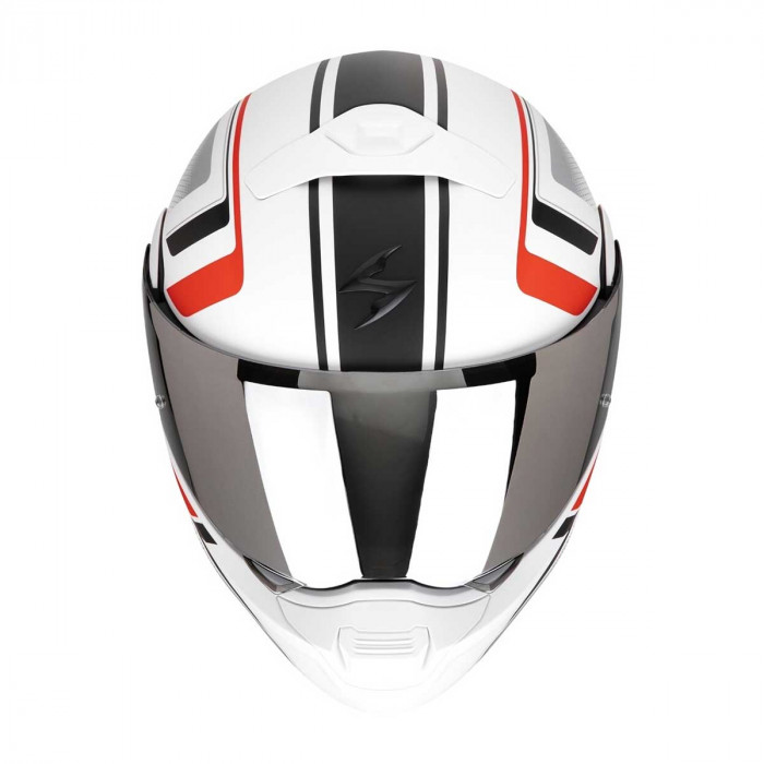 Мотошлем Scorpion EXO EXO-930 EVO ARDENS, цвет Белый Матовый/Черный/Красный, Размер S