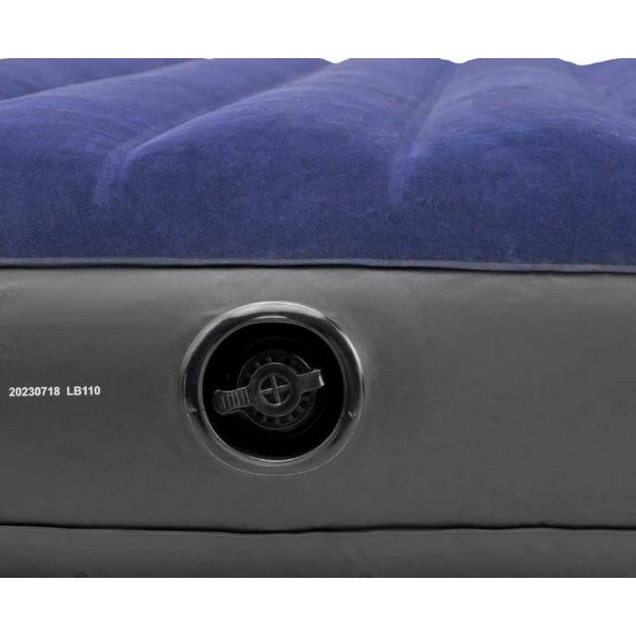 Матрас кемпинговый флок INTEX 3-х местный, 183х203х25 см (64755)