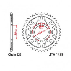 Звезда цепного привода JT JTA1489.43