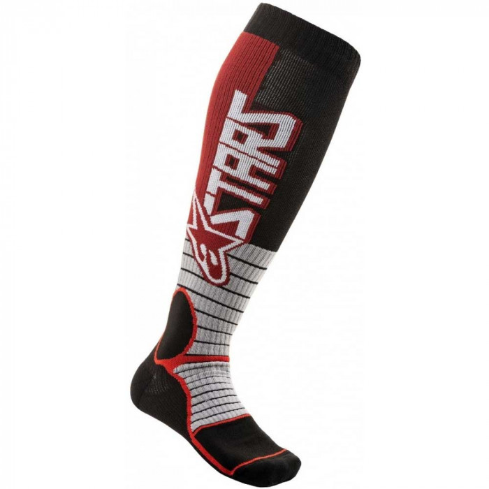 Носки Alpinestars MX PRO SOCKS, Бордово-черный, размер S