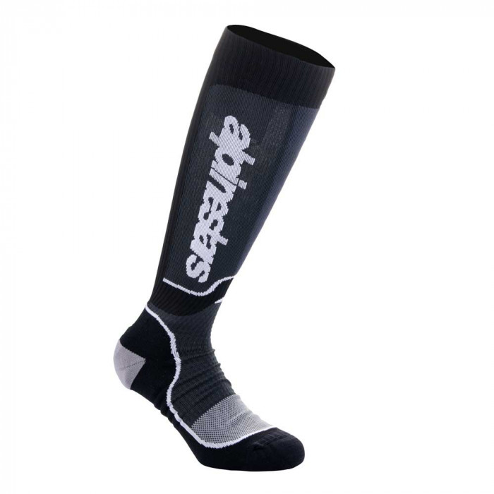 Носки Alpinestars MX PLUS SOCKS, черно-белый, размер S