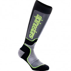Носки Alpinestars MX Plus Junior, черно-серо-желтый, размер M/L