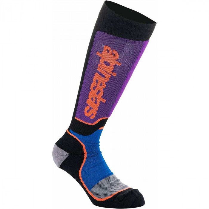Носки Alpinestars MX Plus Junior, сине-фиолетовый, размер M/L