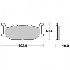 Тормозные колодки Brembo 07073XS
