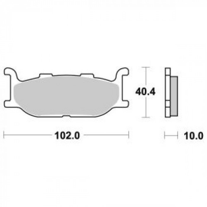Тормозные колодки Brembo 07073XS