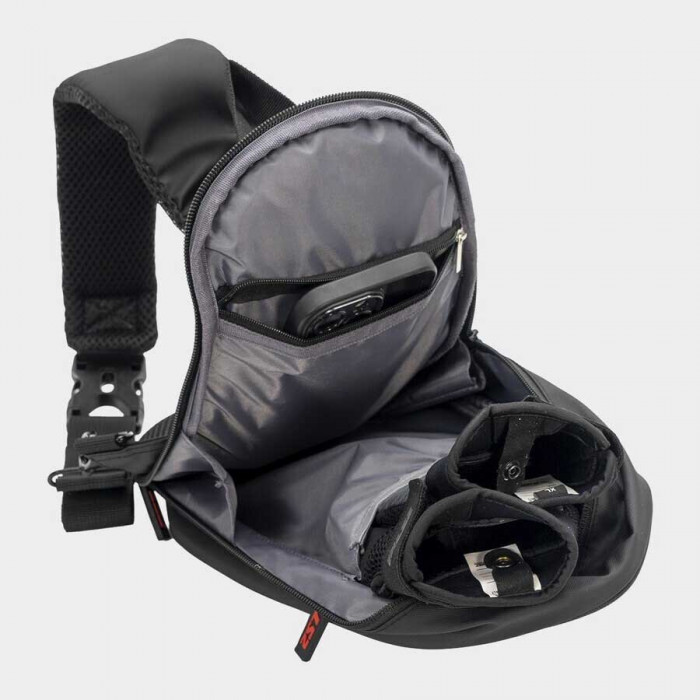 Сумка через плечо LS2 SHIELD SHOULDER BAG, чёрный, 4 л