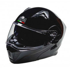 Мотошлем AiM JK906 Glossy, чёрный, XS