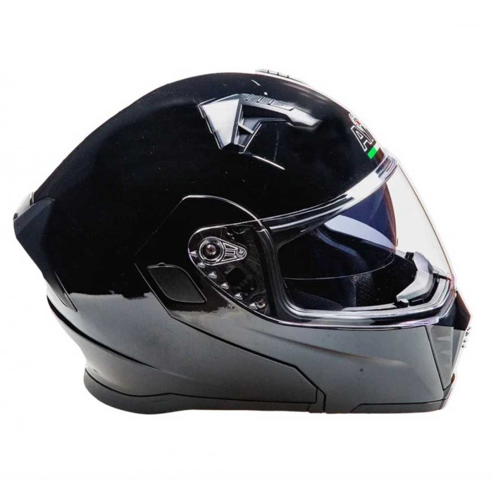 Мотошлем AiM JK906 Glossy, чёрный, XS