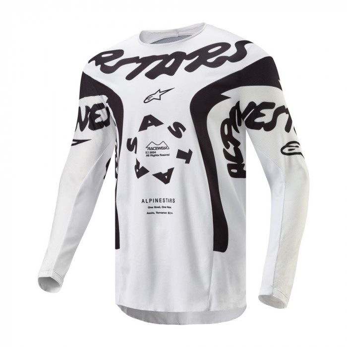 Джерси Alpinestars Racer Hana, черно-белый, размер S