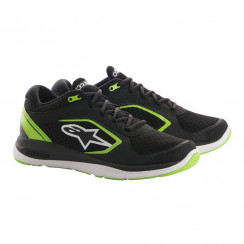 Кроссовки Alpinestars ALLOY SHOES, черно-зеленый, размер 10
