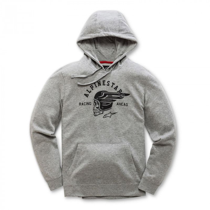 Толстовка Alpinestars SKULLISION FLEECE, Тепло-серый, размер 2XL