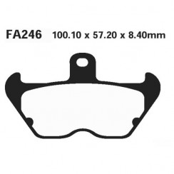 Тормозные колодки органические EBC FA246