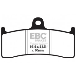 Тормозные колодки синтетические EBC FA249HH