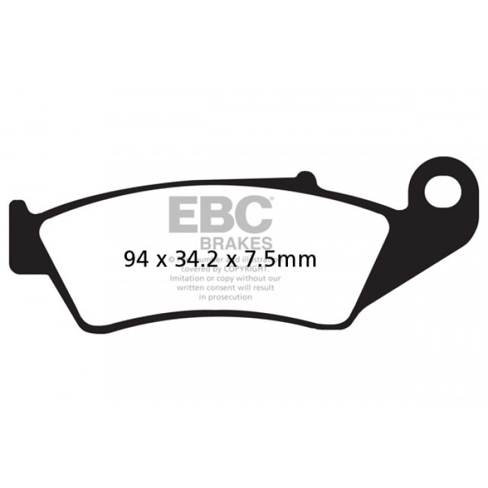 Тормозные колодки синтетические EBC FA185R для квадроциклов