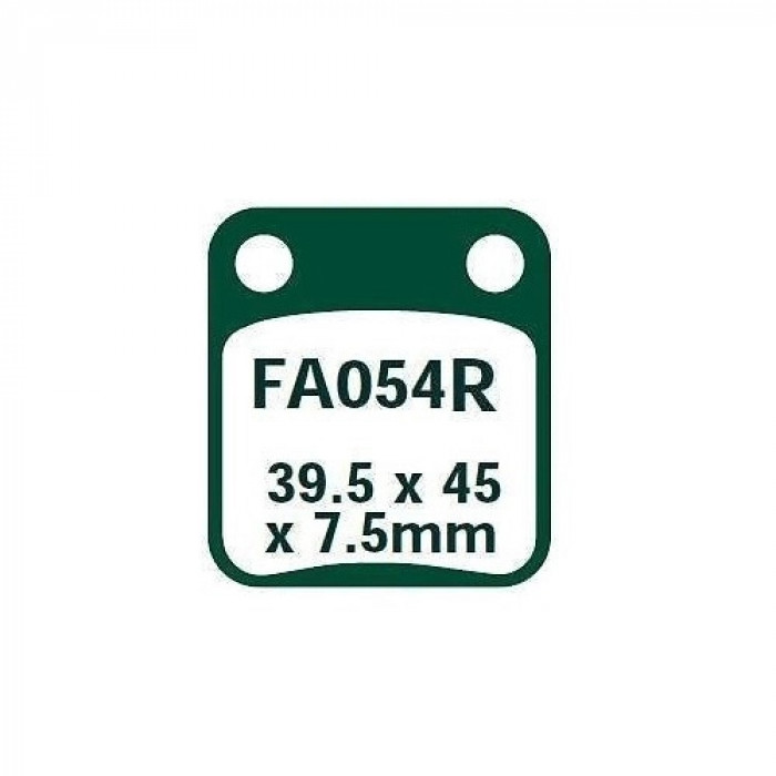 Тормозные колодки синтетические EBC FA054R для квадроциклов