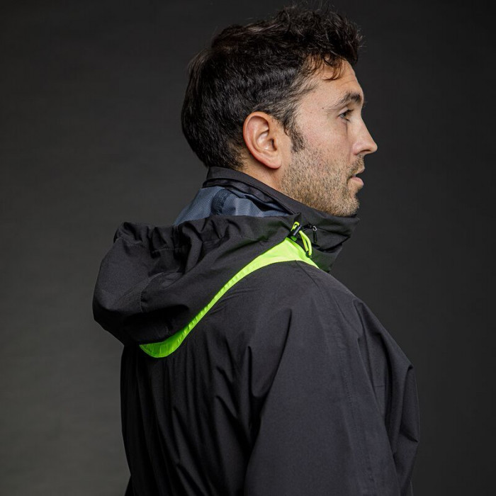 Мотокуртка дождевая LS2 X-RAIN JACKET, черно-желтый, размер XL/2XL