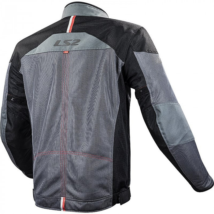 Мотокуртка мужская LS2 ALBA MAN JACKET, темно-серо-черный, размер S