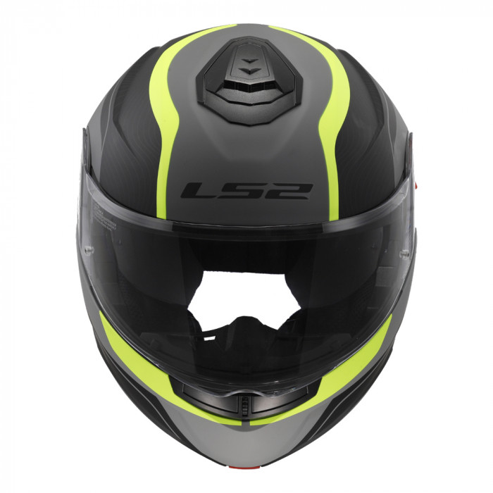 Мотошлем LS2 FF908 STROBE II MONZA, матовый черно-желтый, размер S