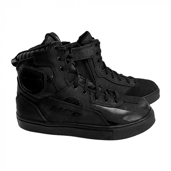 Мотоботы MCP Commuter Leather, черный, размер 41