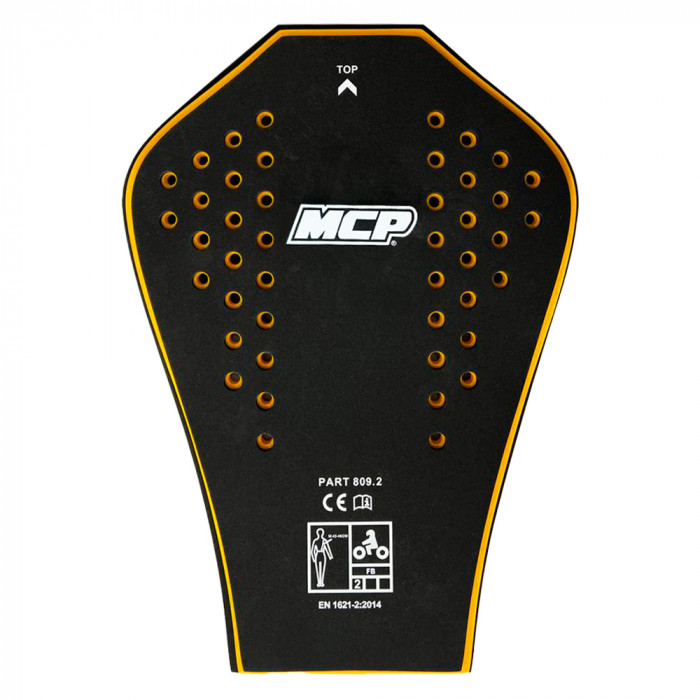 Мотозащита спины MCP Memory Level 2, черно-желтый, размер L