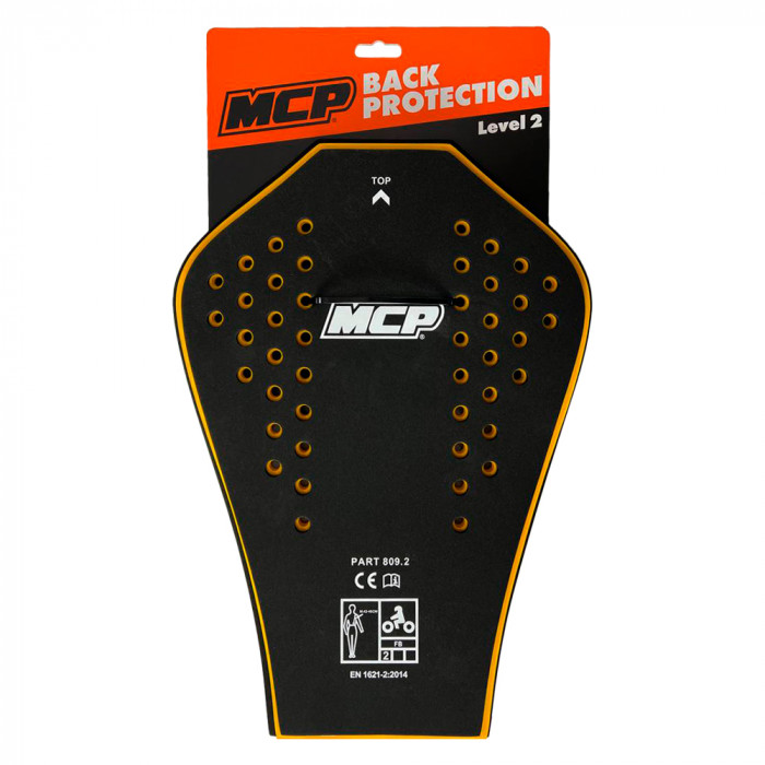 Мотозащита спины MCP Memory Level 2, черно-желтый, размер L