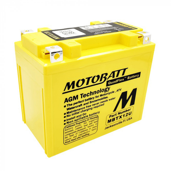 Аккумулятор Motobatt YTX12-BS