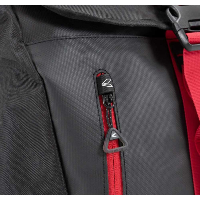 Рюкзак водонепроницаемый Taichi WP BACK PACK, чёрный, красный, 25л
