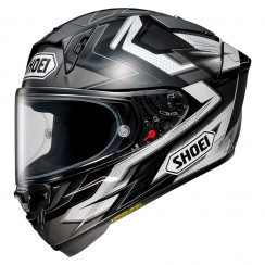 Мотошлем SHOEI X-Spirit PRO ESCALATE, черно-серо-белый, размер L