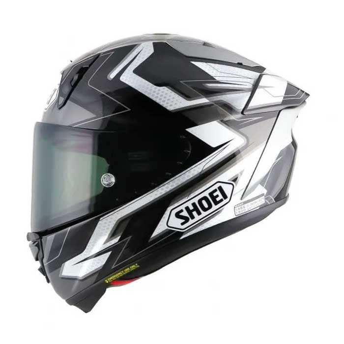 Мотошлем SHOEI X-Spirit PRO ESCALATE, черно-серо-белый, размер L
