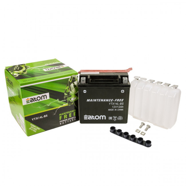 Мото аккумулятор YTX14L-BS MF