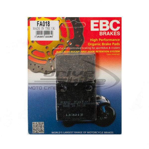 Тормозные колодки FA018