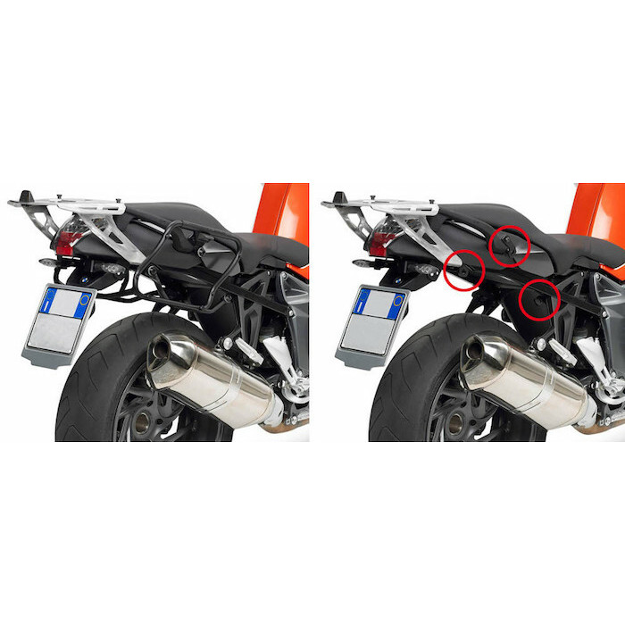 Крепеж боковых кофров GIVI PLXR691 BMW K 1200R (05-08)/K1300R (09-16)