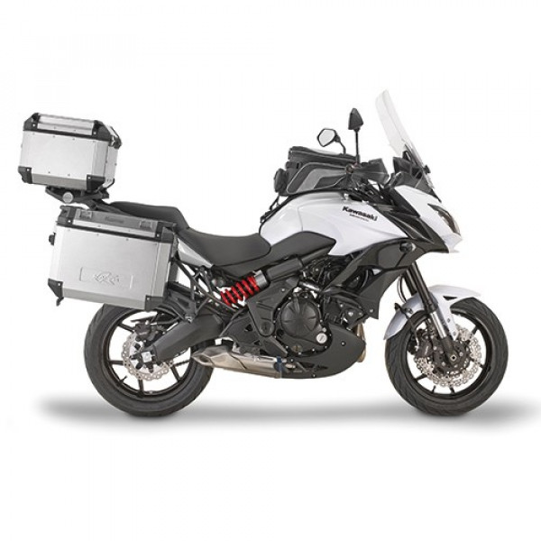 Кофры боковые KVE37APACK2 Monokey K-VENTURE 37л (пара) алюминиевые, цвет Серебристый