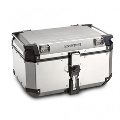 Кофр центральный KAPPA KVE58A Monokey K-VENTURE 58 л алюминиевый, цвет Серебристый