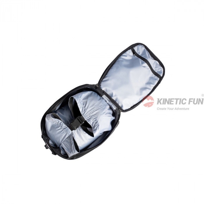 Сумка Kinetic FUN Weekend универсальная на бак мотоцикла с креплением, 10 литров текстиль, цвет Черный