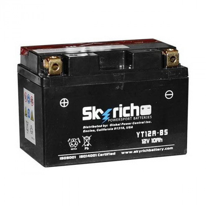 Мото аккумулятор Skyrich YT12A-BS 12В 10 А/ч MF