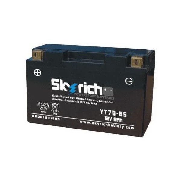 Мото аккумулятор YT7B-BS (YT7B-4) 12В 12 А/ч