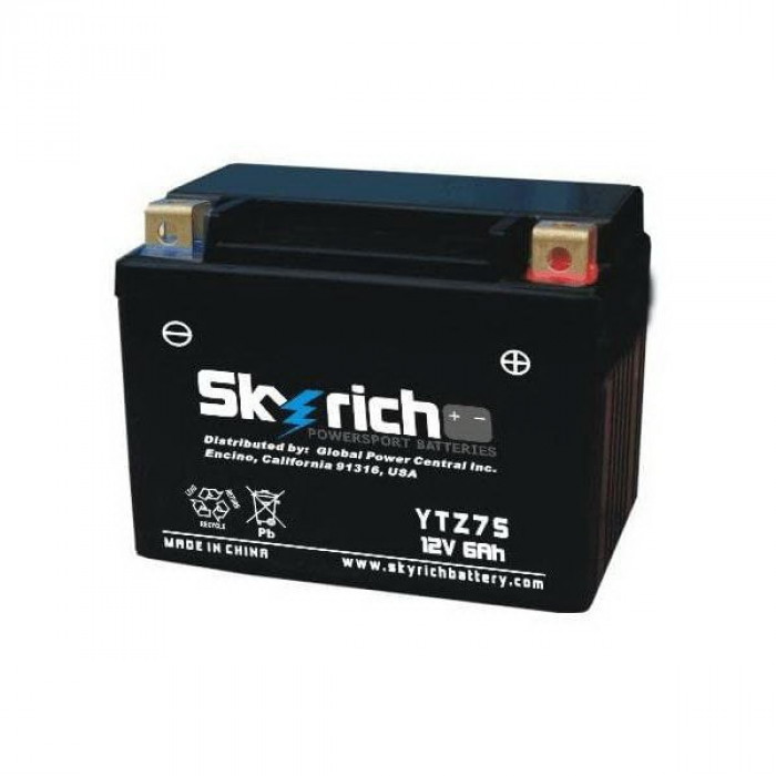 Мото аккумулятор Skyrich YTZ7S 12В 5 А/ч MF