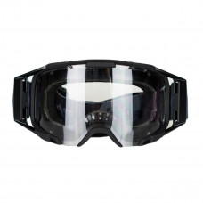 [STARKS] Кроссовые очки (маска) Base, цвет Черный с двойной линзой Черный/Hi-Viz