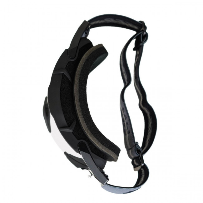 Кроссовые очки (маска) Base, цвет Черный с двойной линзой Черный/Hi-Viz