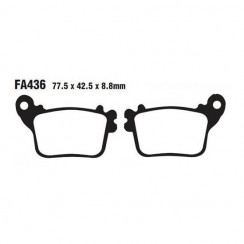 Тормозные колодки органические EBC FA436