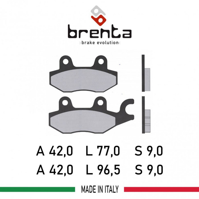 Тормозные колодки Brenta FT 3021 Organic