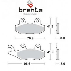 Тормозные колодки Brenta FT 4063 Sintered