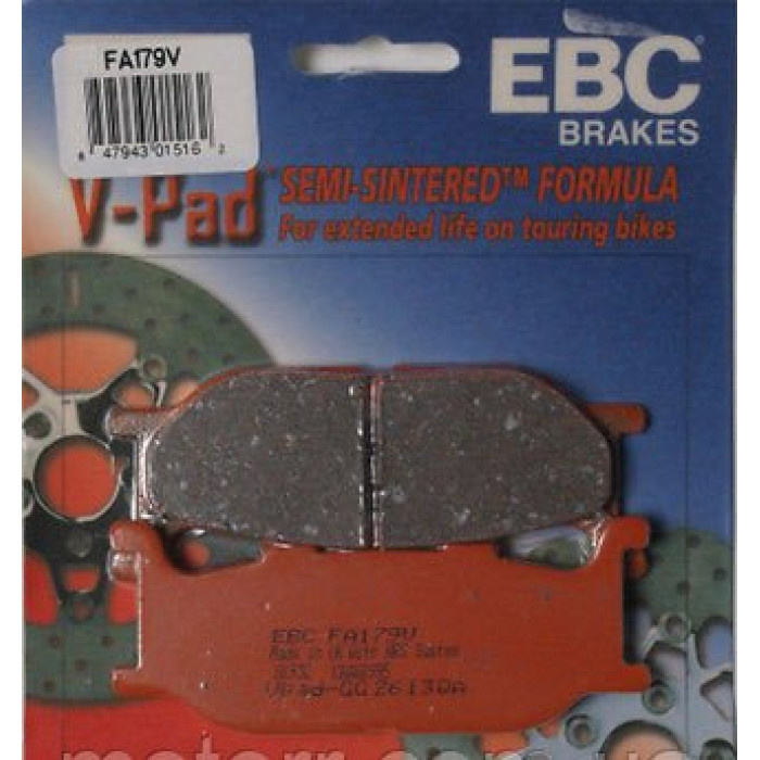 Тормозные колодки полусинтетические EBC FA179V