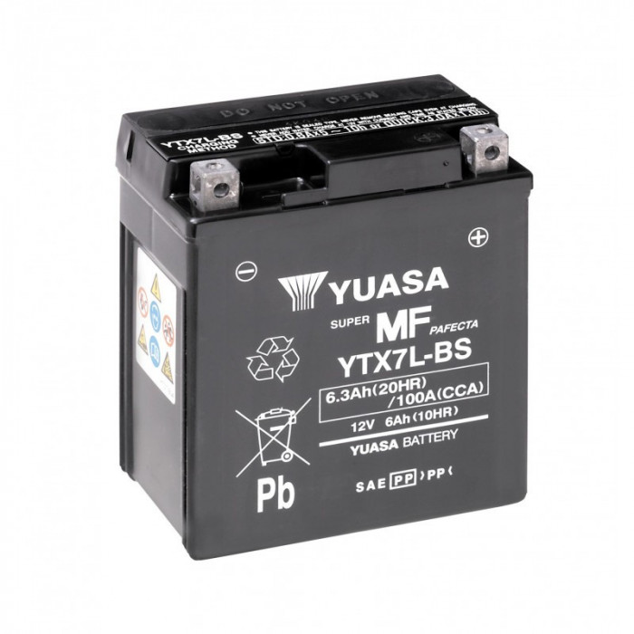 Мото аккумулятор YUASA YTX7L-BS