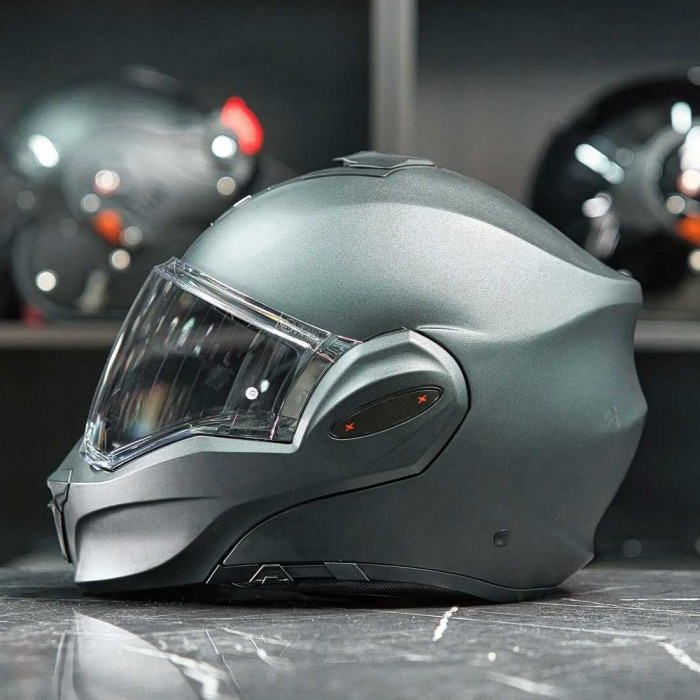Мотошлем Scorpion EXO EXO-TECH EVO PRO SOLID, цвет Черный Матовый, Размер S