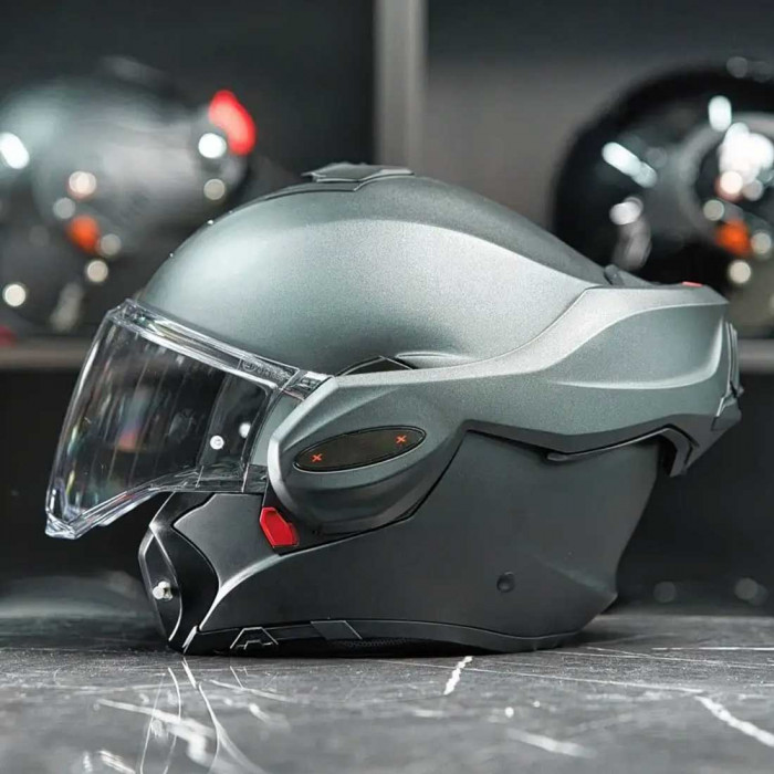 Мотошлем Scorpion EXO EXO-TECH EVO PRO SOLID, цвет Черный Матовый, Размер S